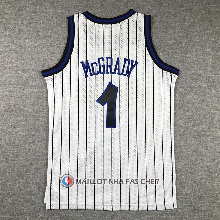Maillot Enfant Orlando Magic Tracy McGrady NO 1 Mitchell & Ness 2003-04 Blanc